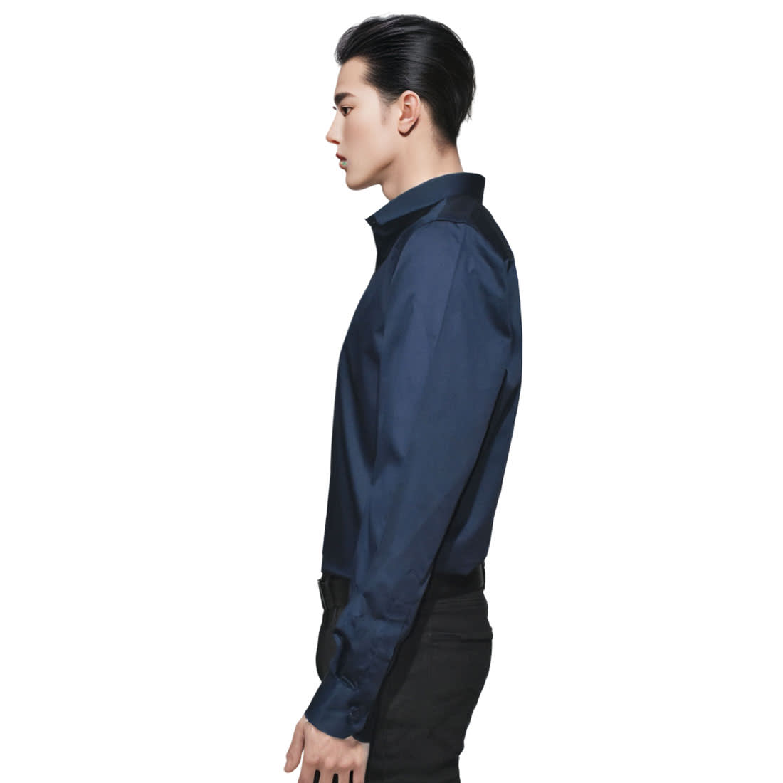 Emporio Armani Navy Blue Premium Quality Shirt-3
