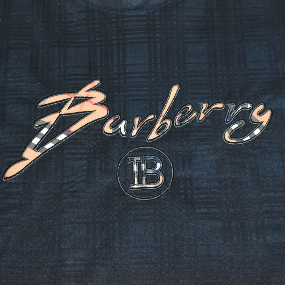 Burberry Navy Blue Premium Quality Sweatshirt-4