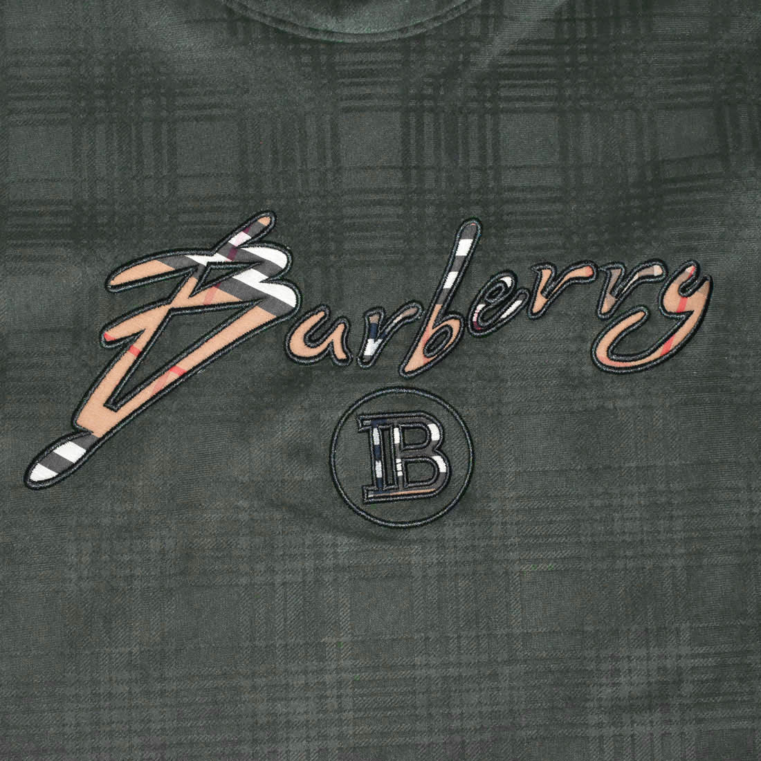 Burberry Dark Green Premium Quality Sweatshirt-4