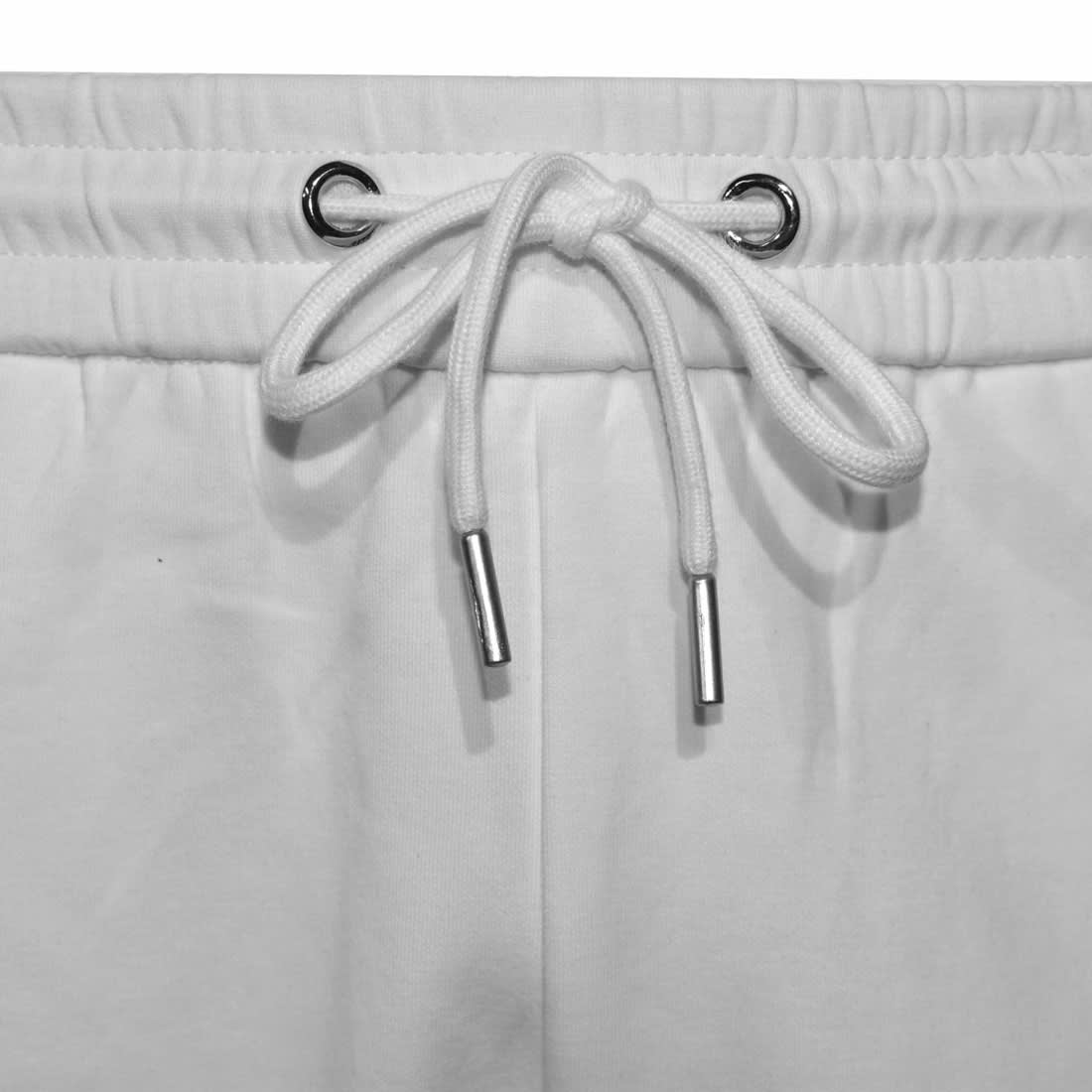 Dolce & Gabbana Embroidered White T-shirt & Shorts Combo-5