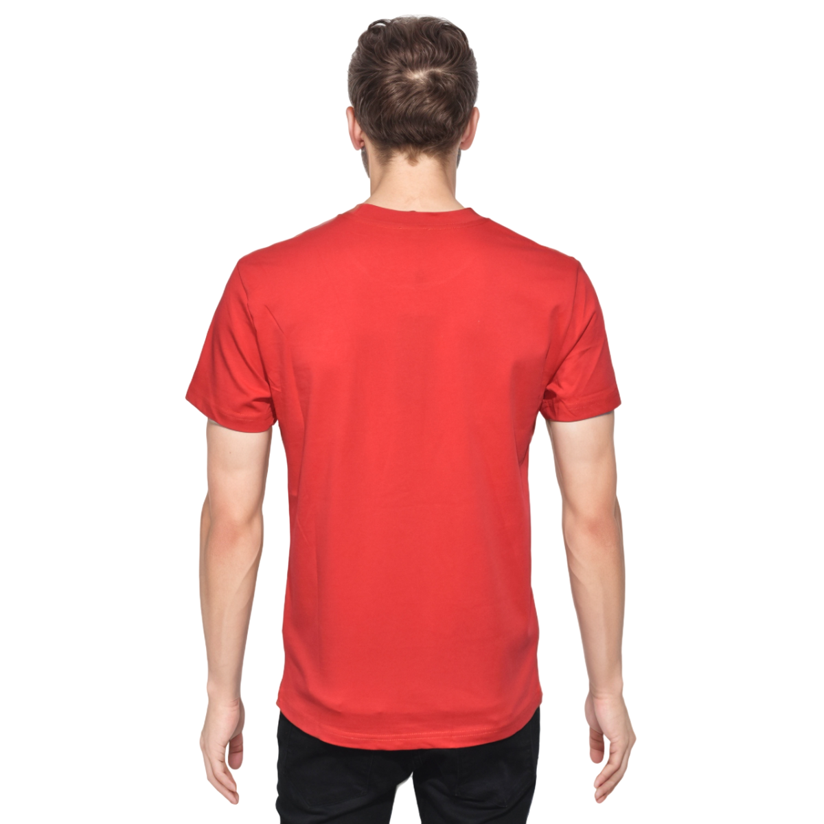 Dior Butterfly Embroidery Pocket Red T-shirt-1