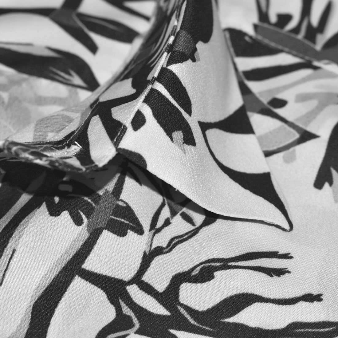 Louis Vuitton Black & White Floral Print Shirt-4