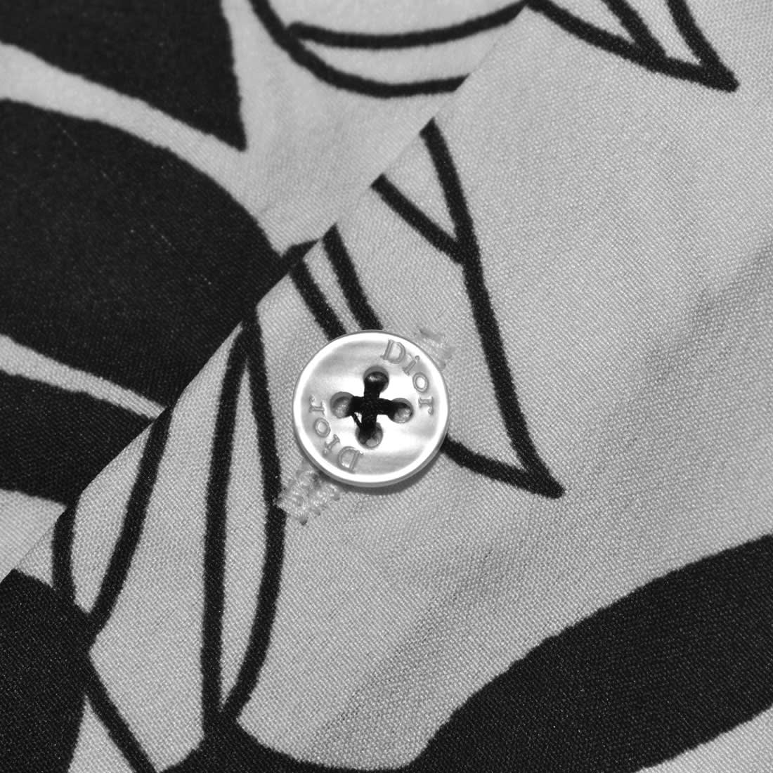 Dior Floral Print White Premium Quality Shirt-3