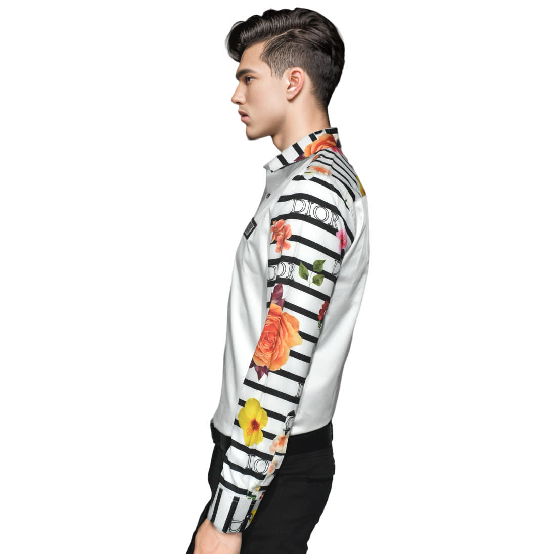 Dior logo Patch White Designer Premium Shirt-2