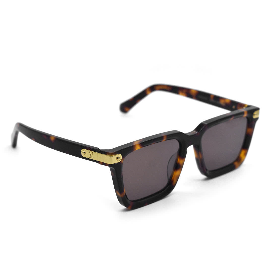 Louis Vuitton Black & Brown Premium Sunglasses-0