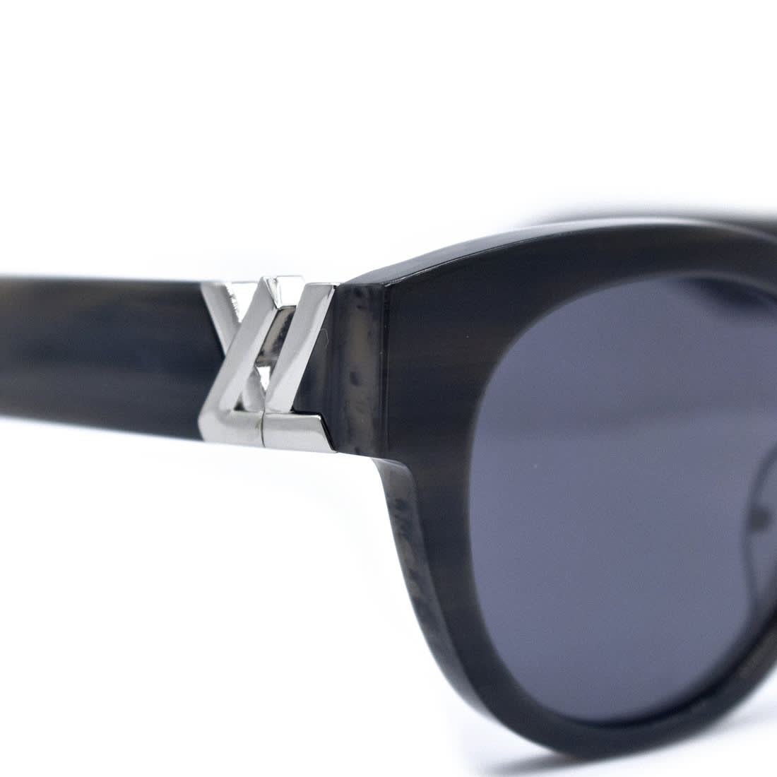 Louis Vuitton Black Confidence Square Round Sunglasses-2