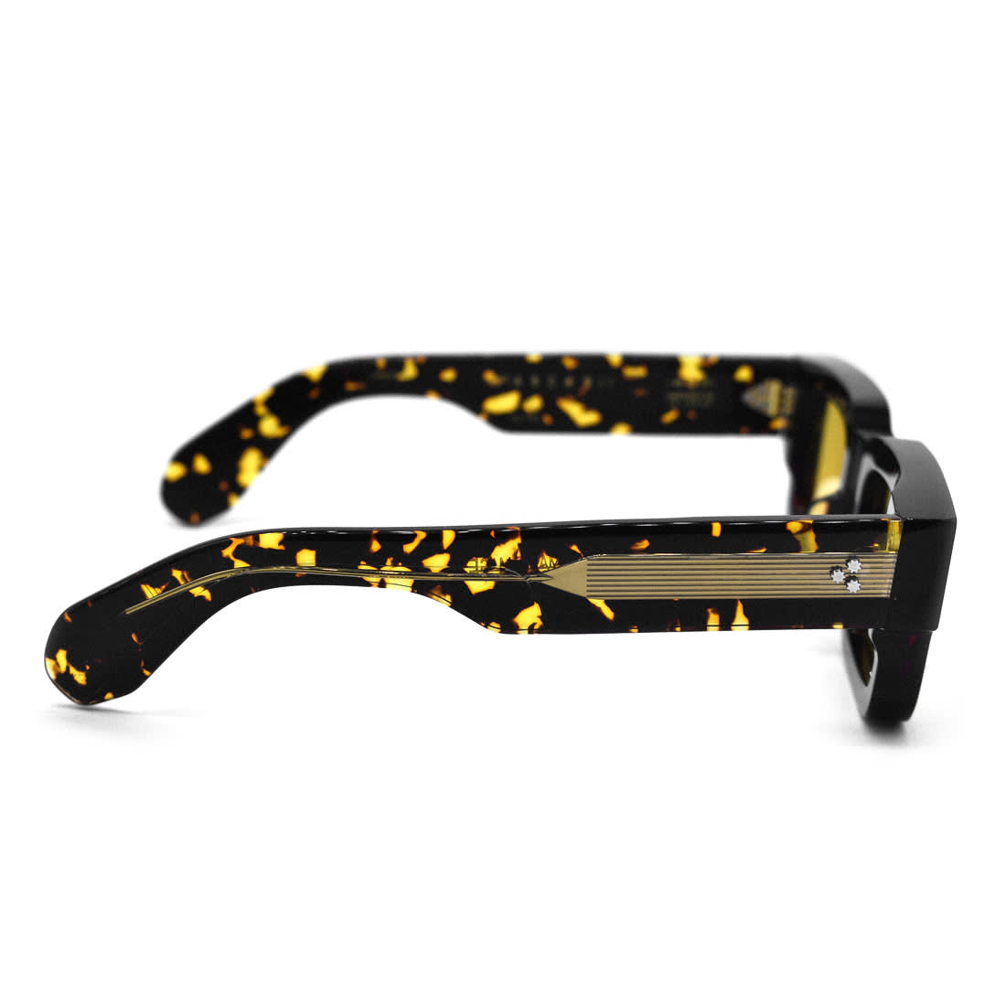 Jacques Marie Mage Black & Brown Luxury Sunglasses-3