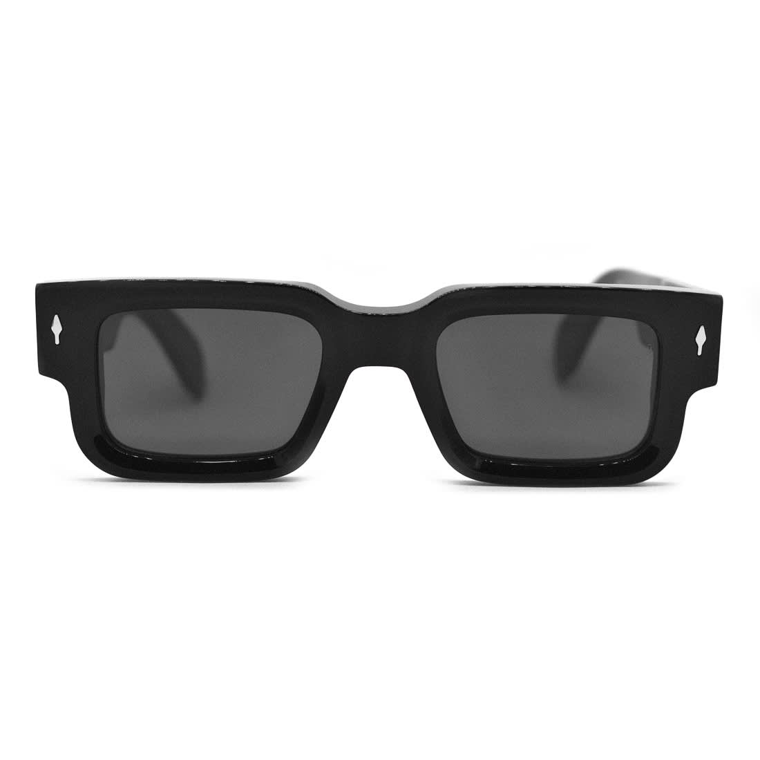 Jacques Marie Mage Black Acetate Luxury Sunglasses-1
