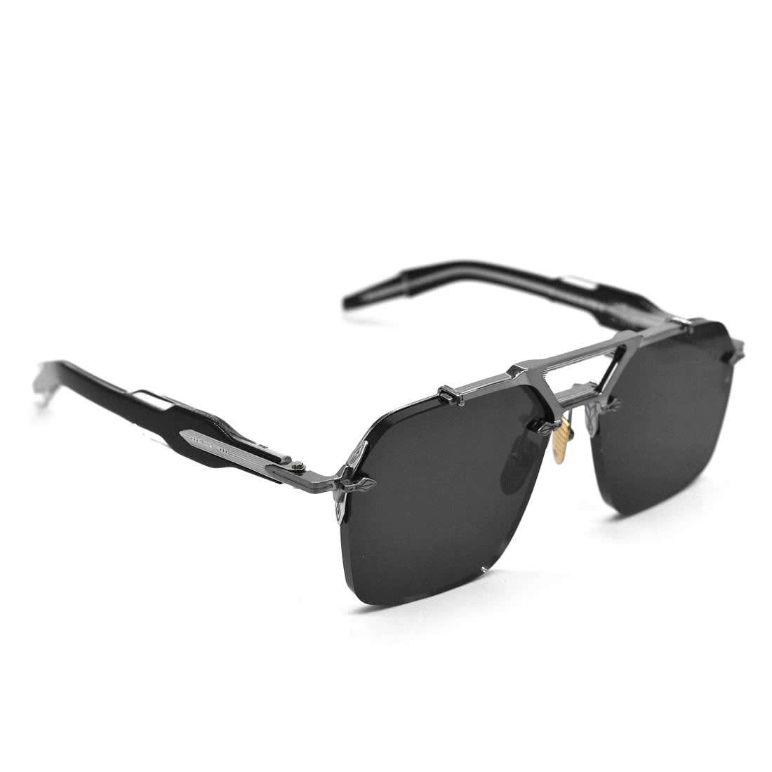 Jacques Marie Mage Black & Silver Premium Sunglasses-0