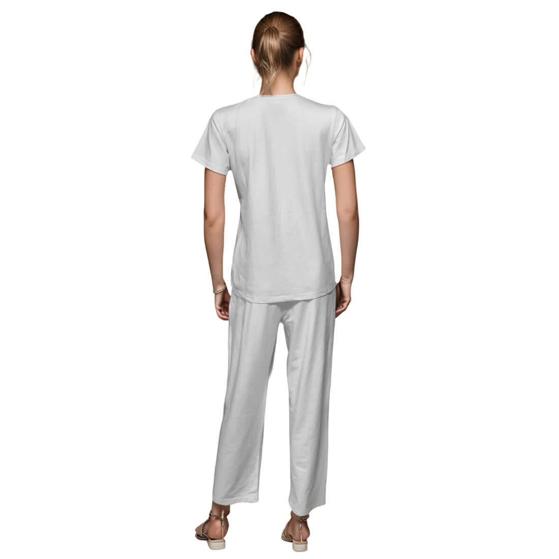 Loewe Embroidered logo White Premium Co-ord Set-2