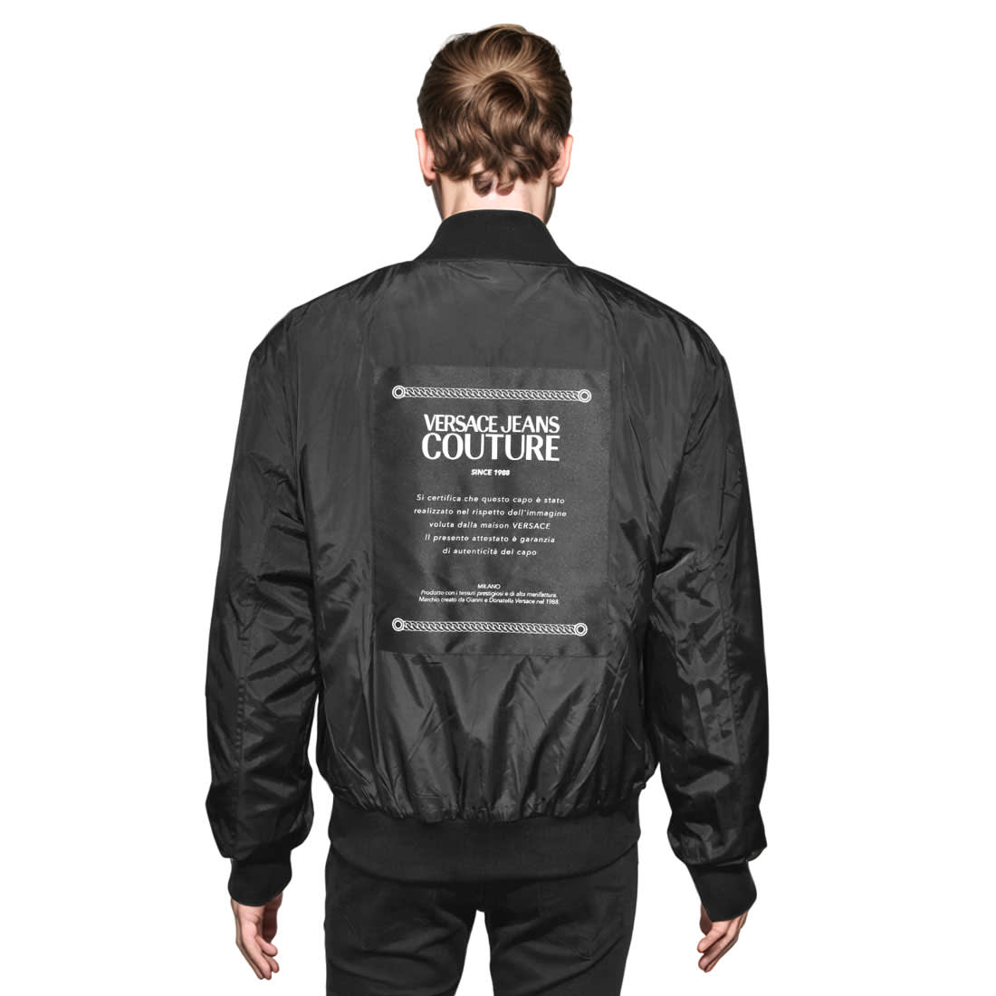 Versace Jeans Couture Black & Blue Reversible Jacket-5