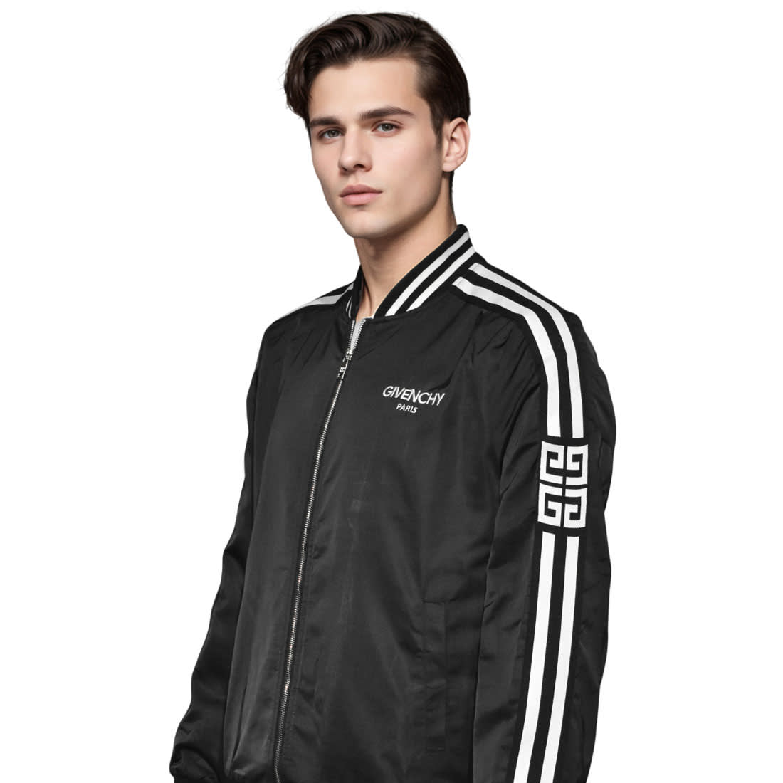 Givenchy Paris Black Quality Zipper Jacket-0