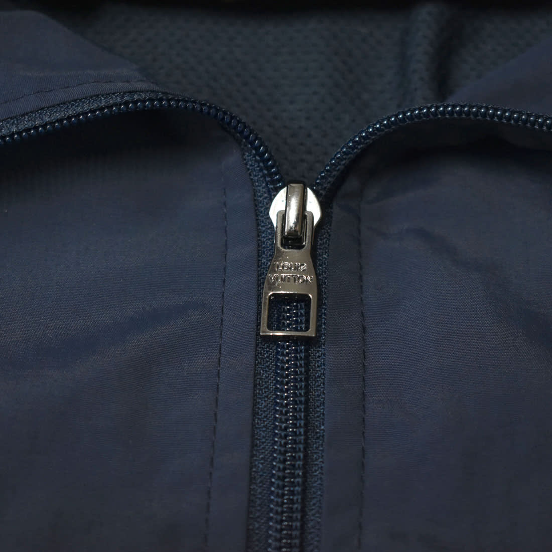 Louis Vuitton Embroidered logo Blue Premium Jacket-4