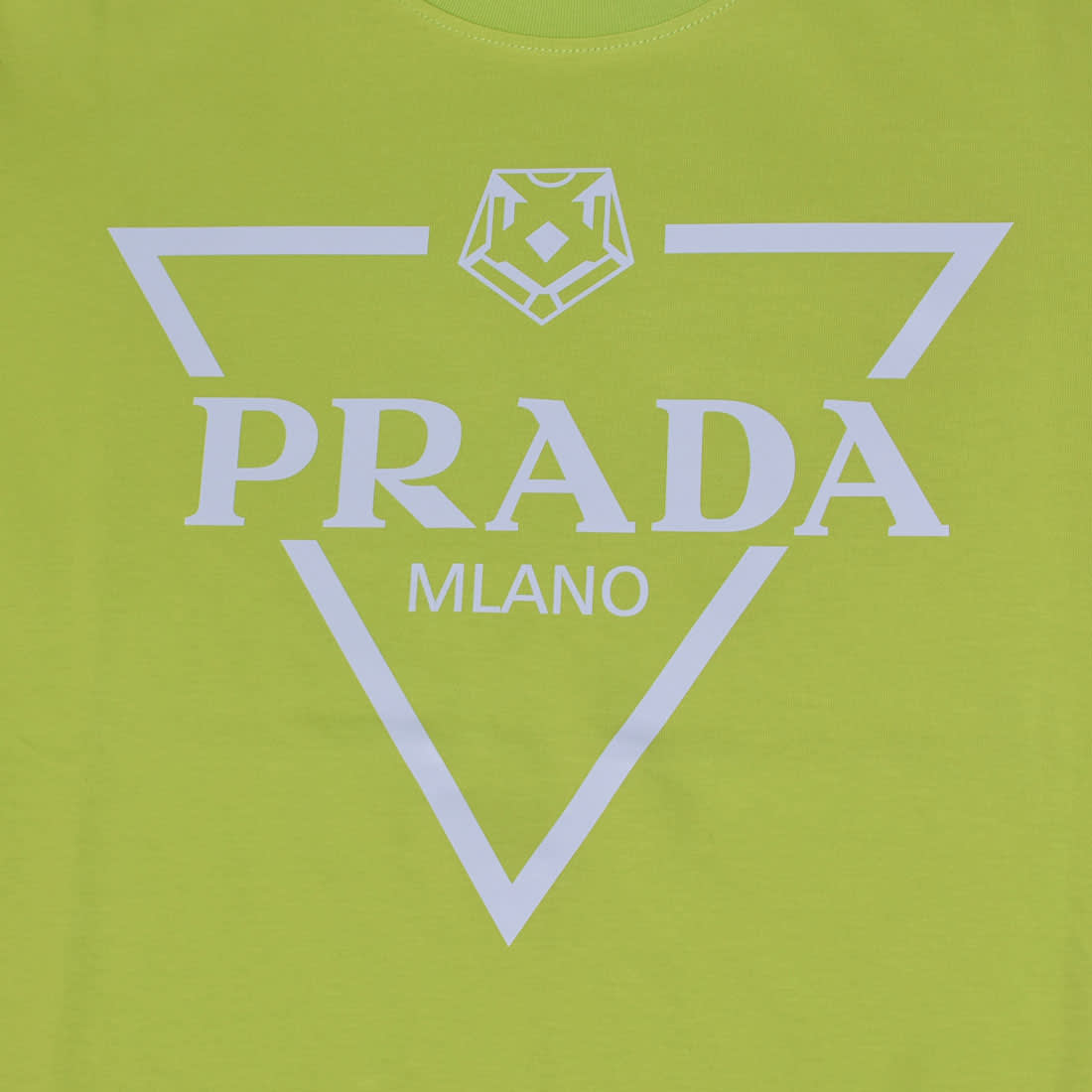 Prada Milano Print Green Premium Quality T-shirt-3