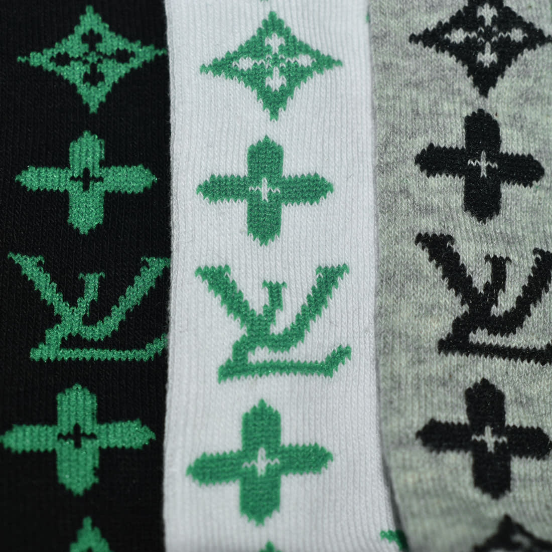 Louis Vuitton Monogram Premium Low Ankle Socks - Pack of 5-3