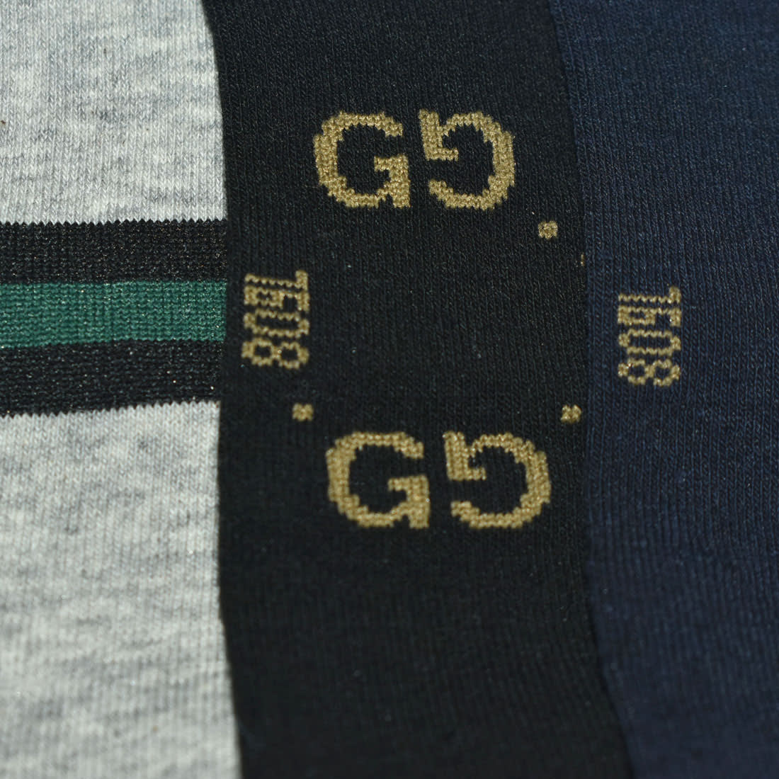 Gucci Multi Color Premium Low Ankle Cotton Socks - Pack of 5-3