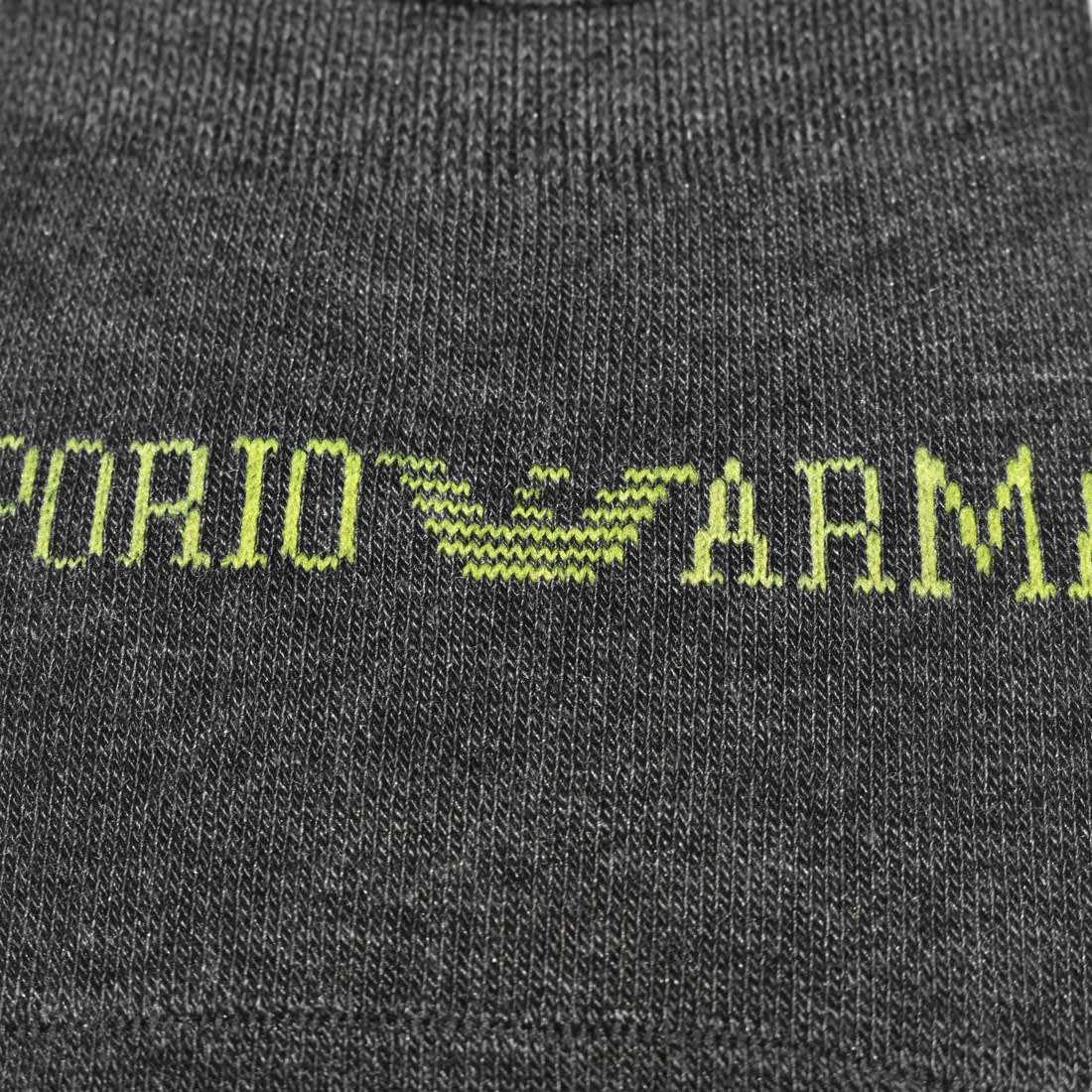 Emporio Armani Embroidery logo Premium No Show Socks - Pack of 5-2