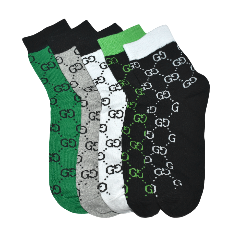 Gucci Embroidered logo Premium Ankle Socks - Pack of 5-1