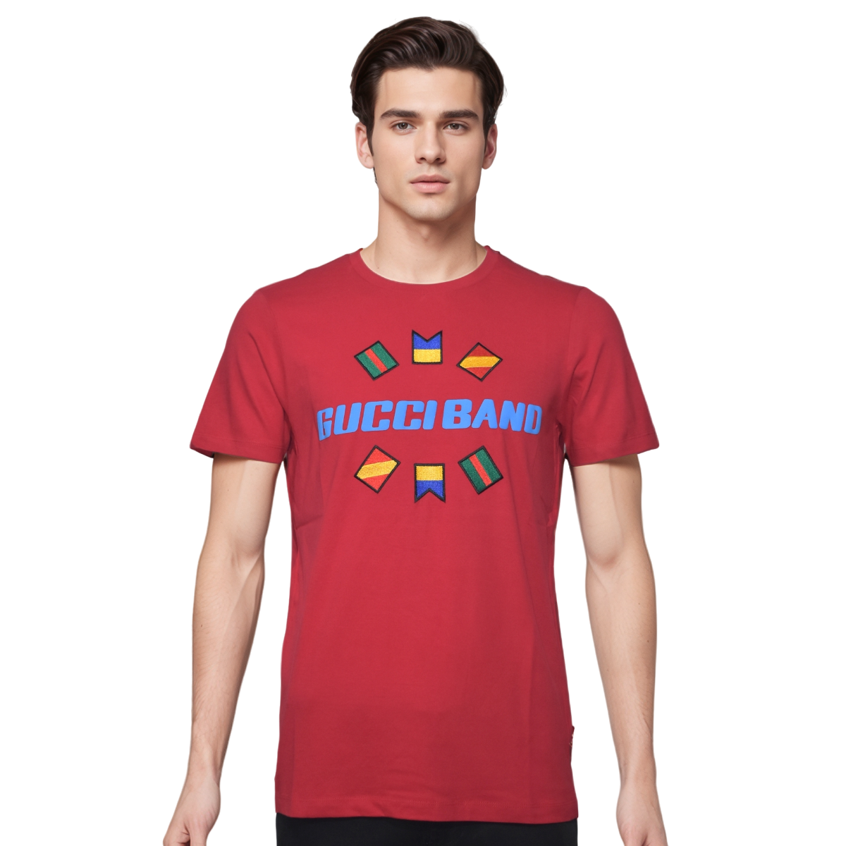 Gucci Red Premium Quality T-shirt-0