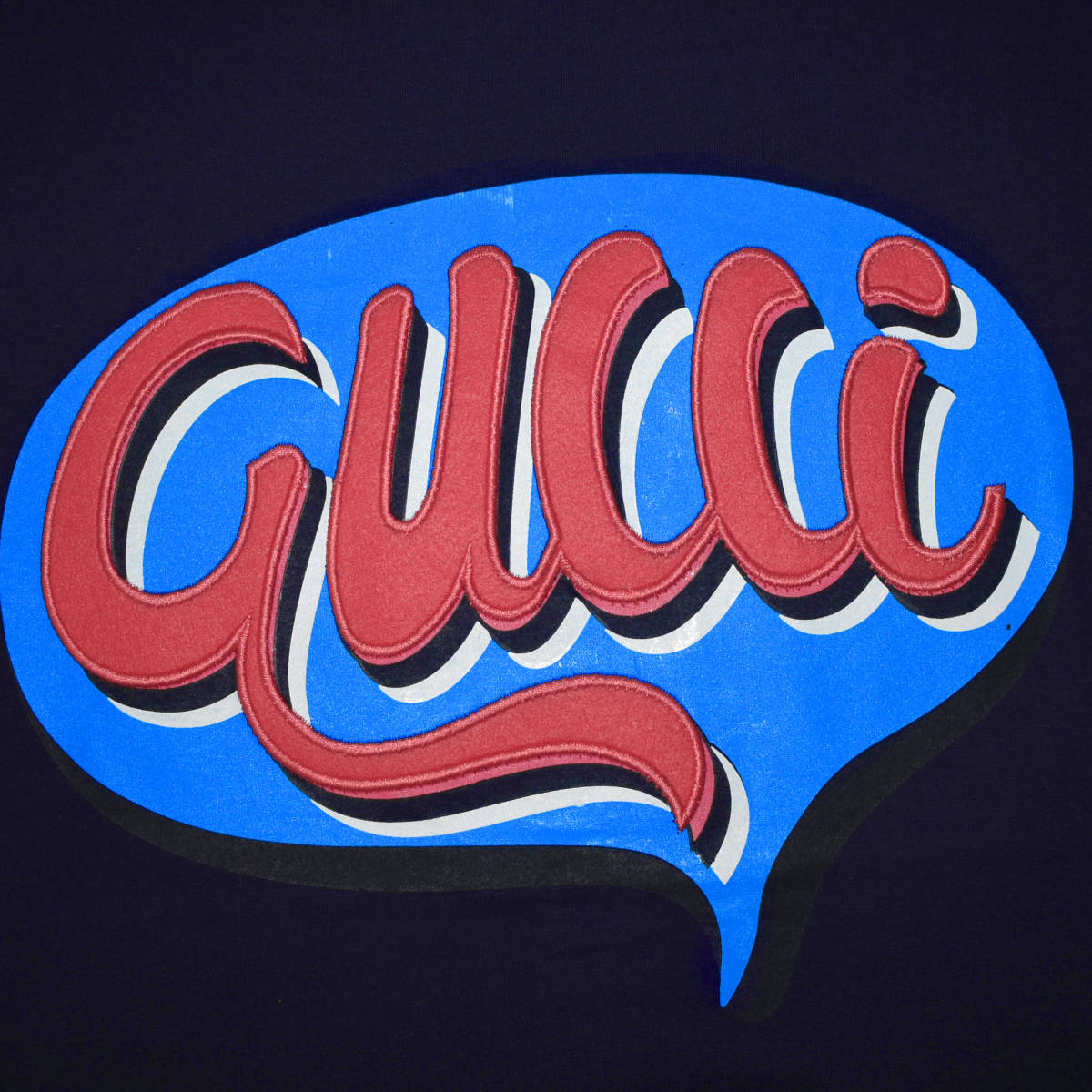 Gucci Navy Blue Premium Quality T-shirt-3