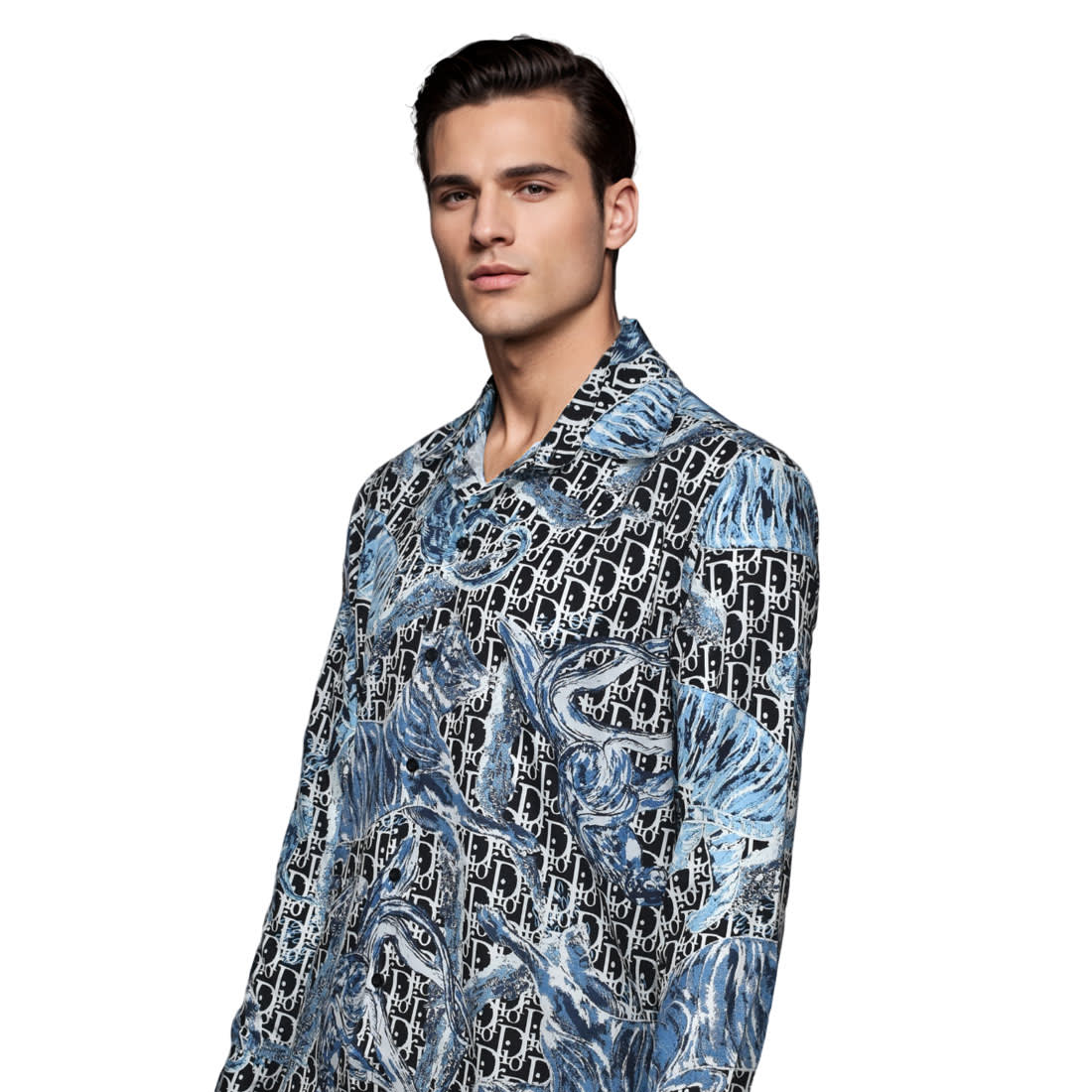 Dior Black & Blue Premium Quality Shirt-2