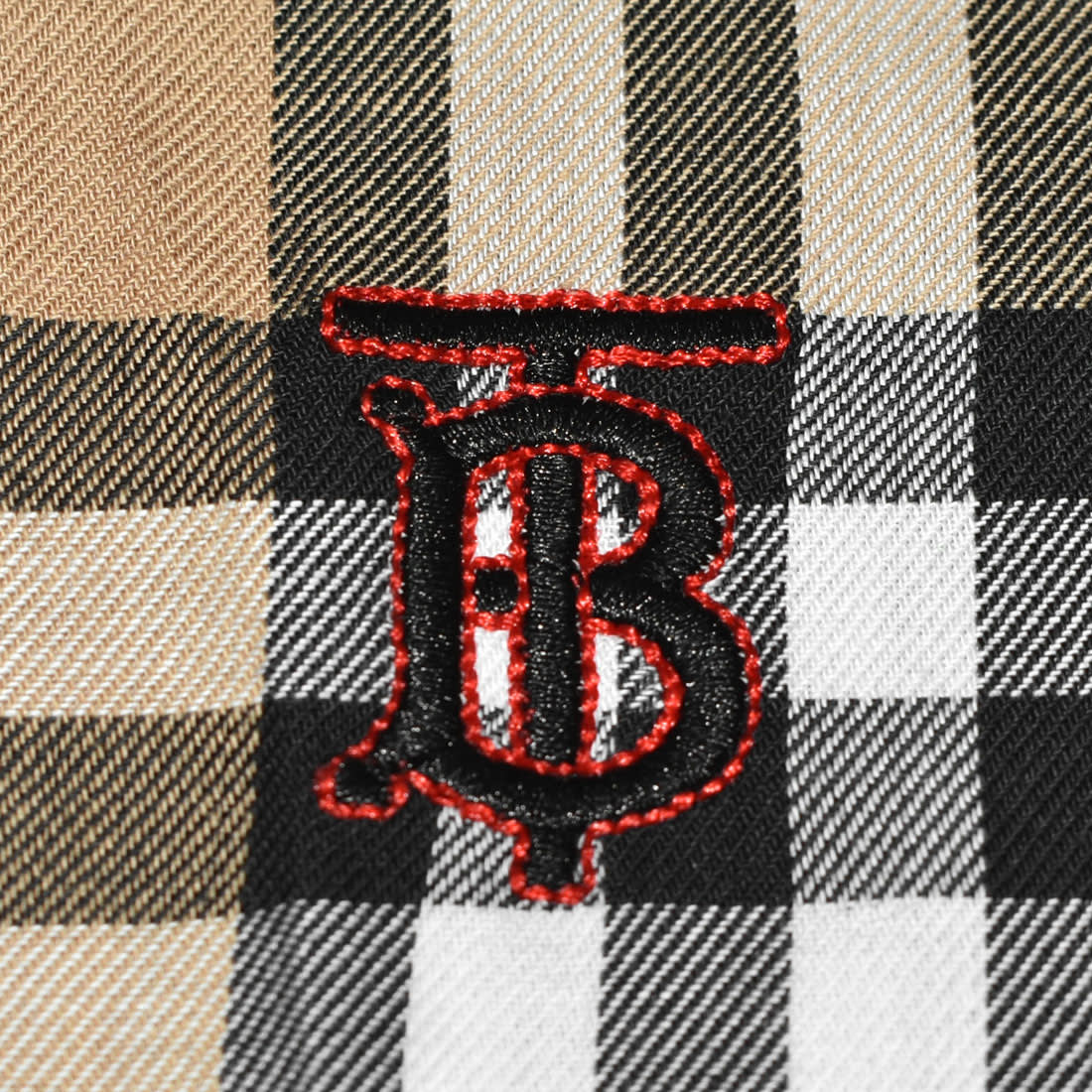 Burberry Brown Check TB Embroidery Premium Shirt-3