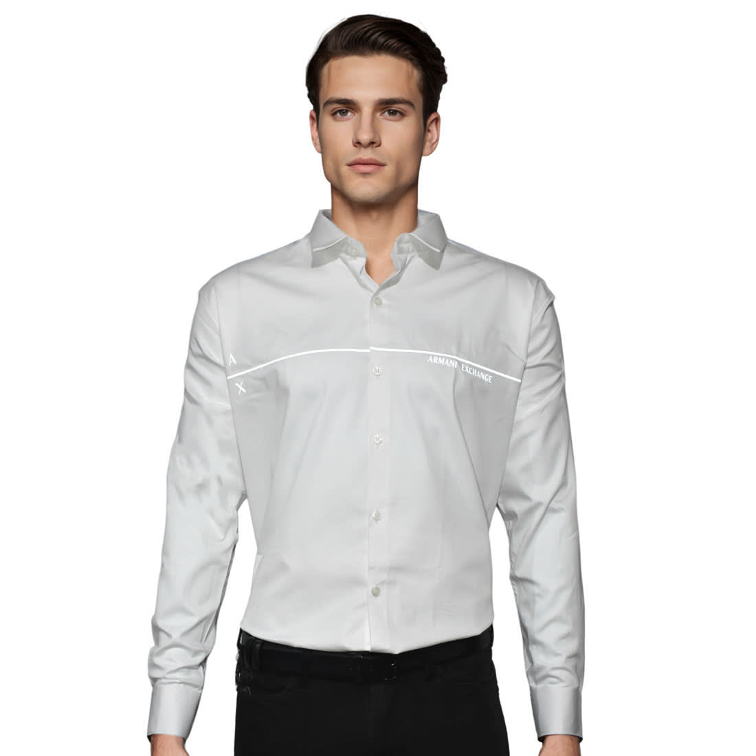 Armani Exchange White Premium Shirt-0