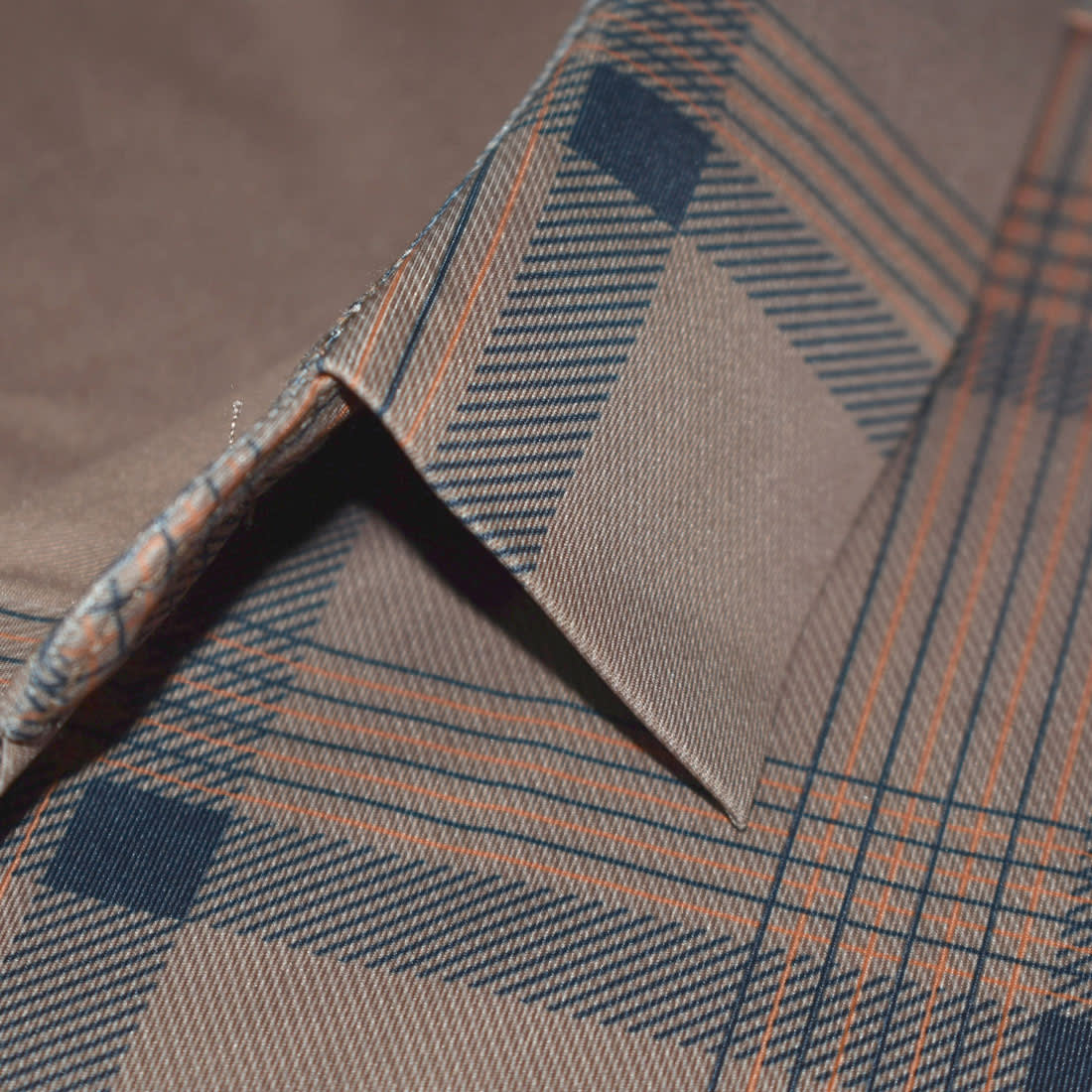 Burberry Premium Men's Brown Check Shirt-4