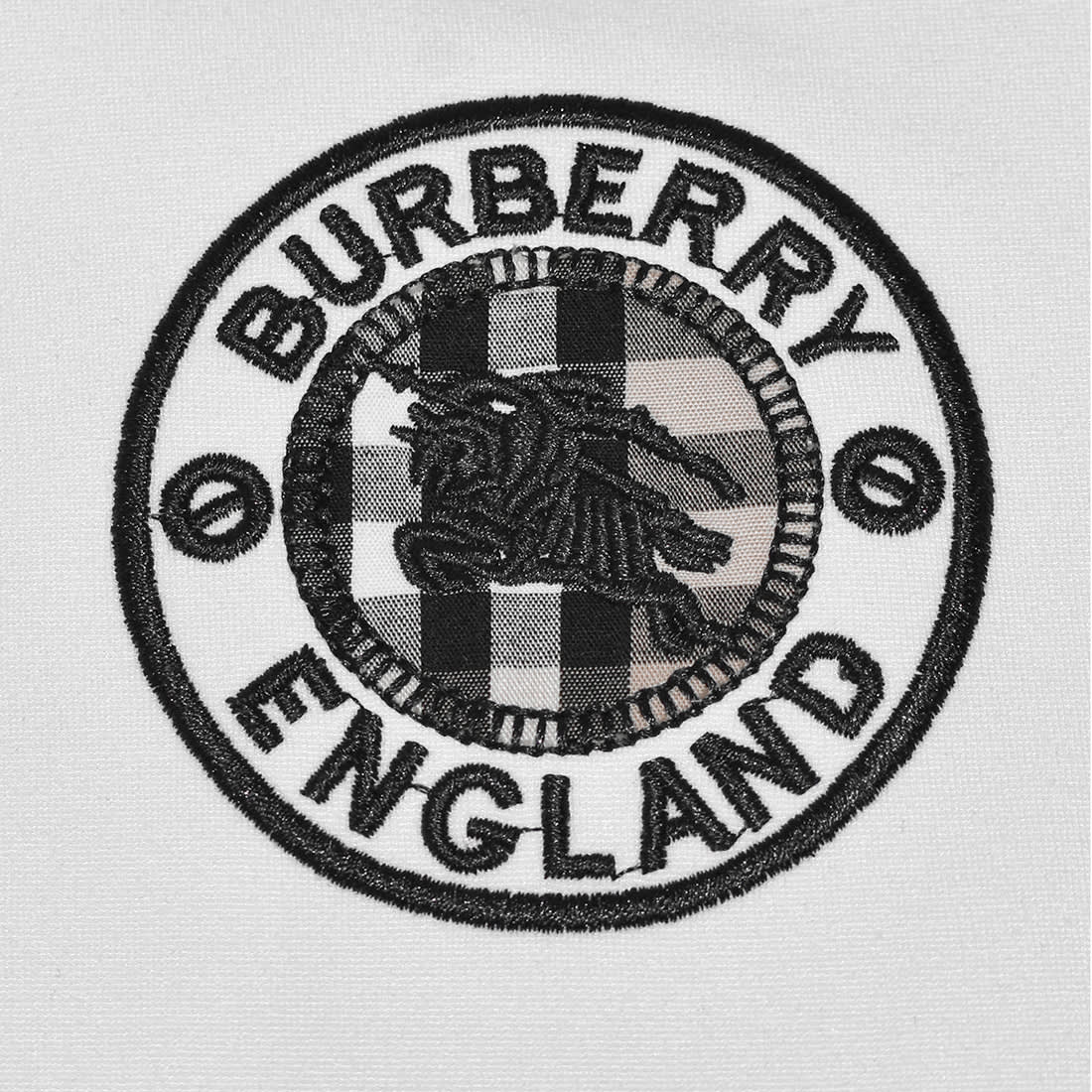 Burberry Embroidered logo White Premium Tracksuit-3