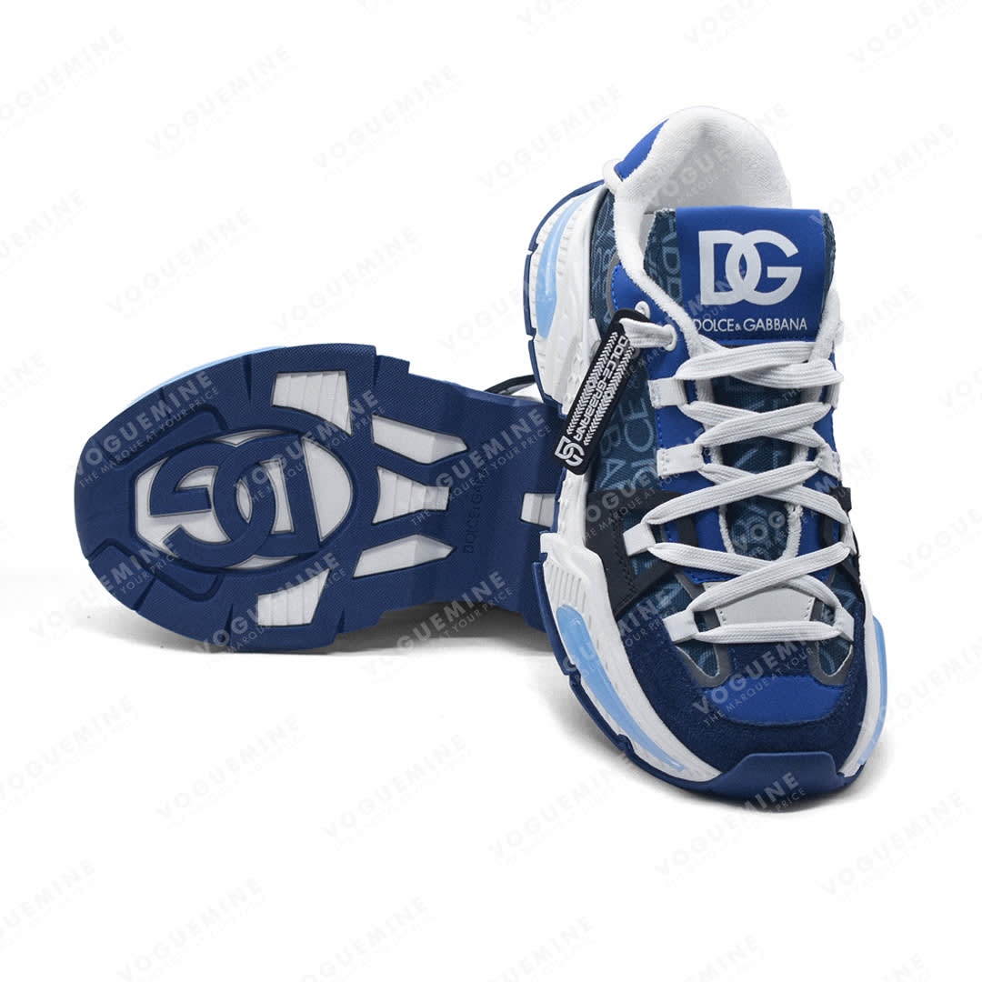 Dolce & Gabbana Airmaster Panelled Blue Sneakers-5