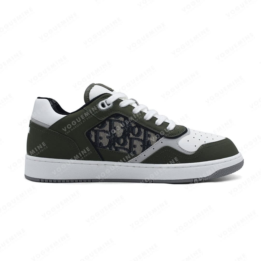Dior White & Green Premium Low-top Sneaker-1