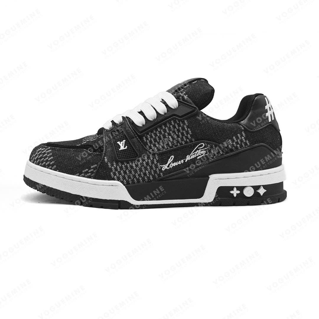 Louis Vuitton Black Premium Trainer Sneaker-0