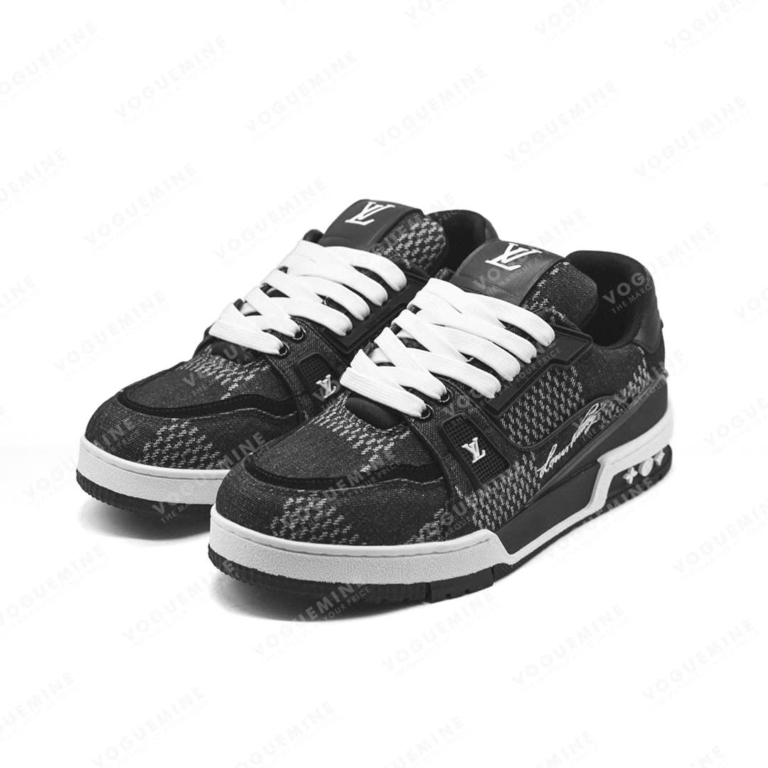 Louis Vuitton Black Premium Trainer Sneaker-2