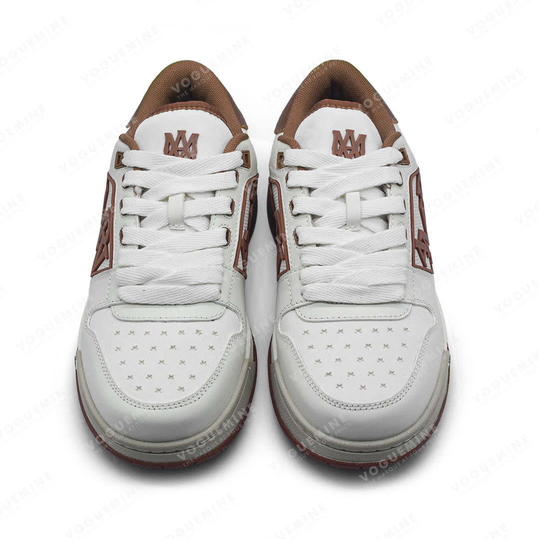 Amiri Classic Low White & Coffee Premium Sneaker-4