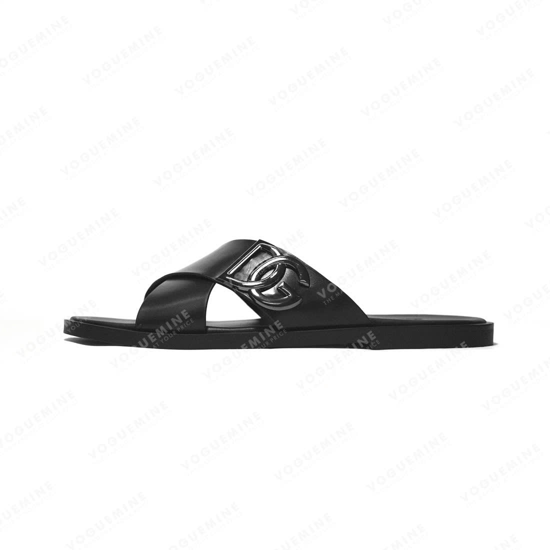Dolce & Gabbana logo Black Premium Flip-flops-1