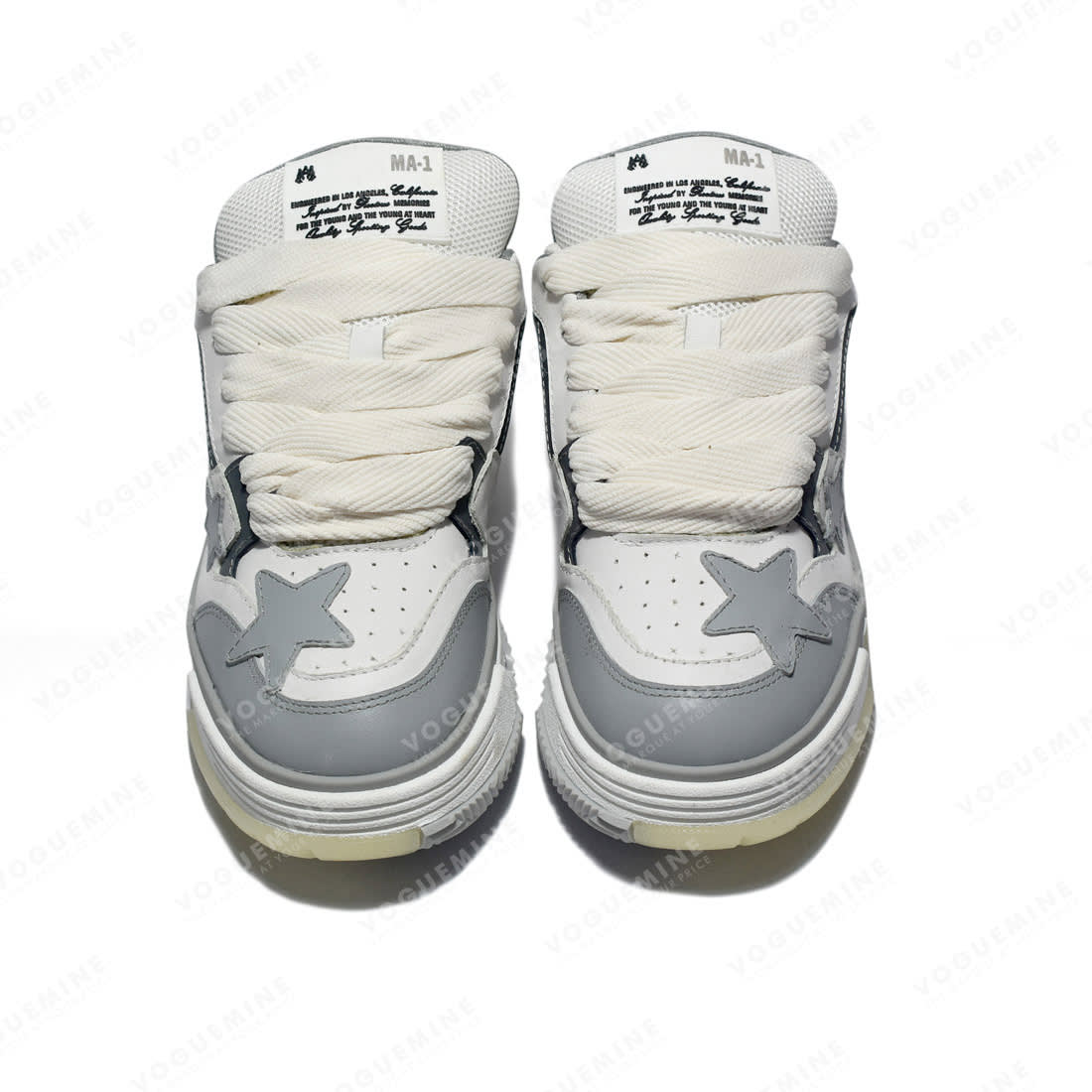 Amiri Grey Premium Quality Sneakers-3