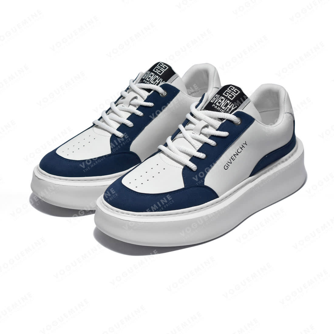 Givenchy White & Blue Premium Quality Sneakers-2