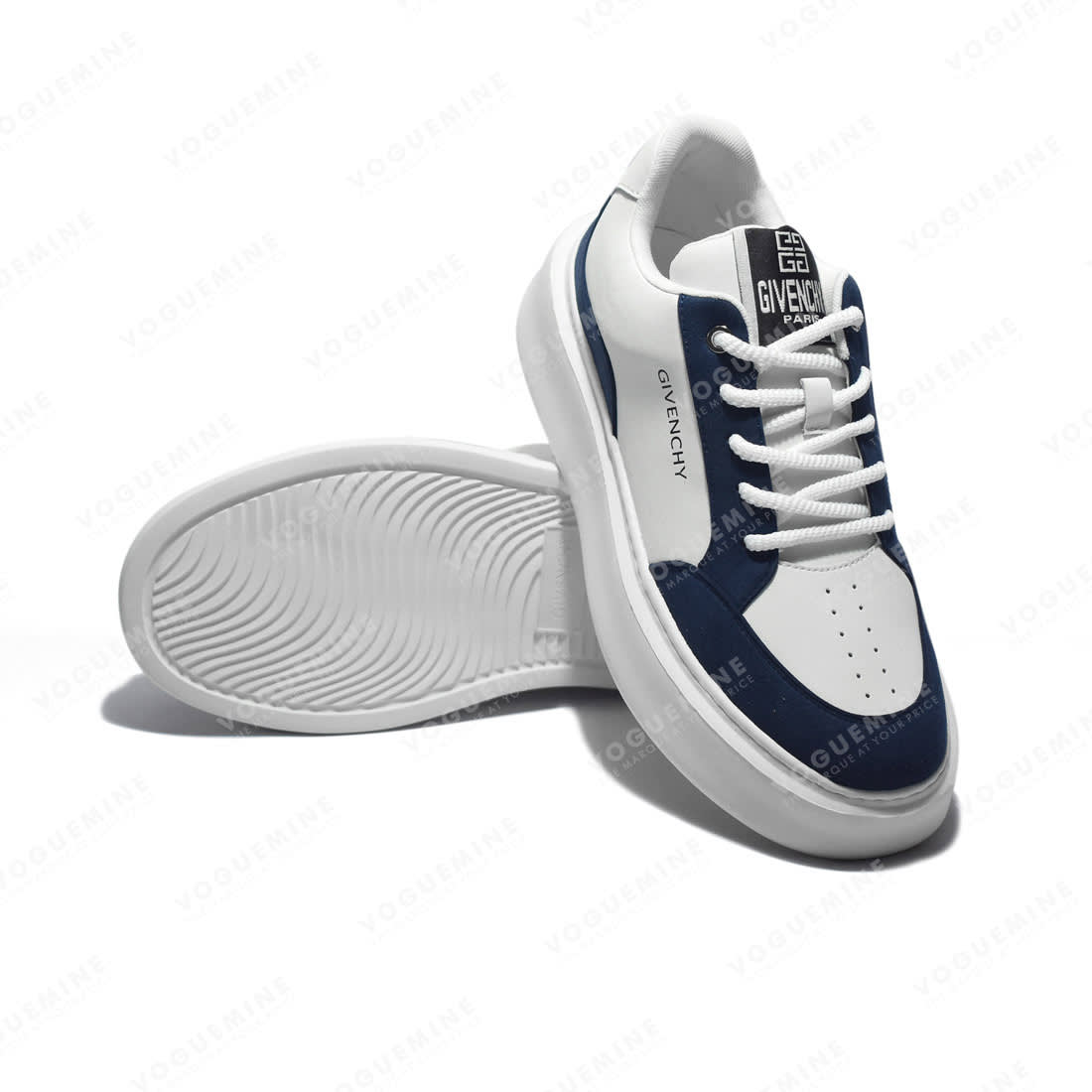 Givenchy White & Blue Premium Quality Sneakers-5