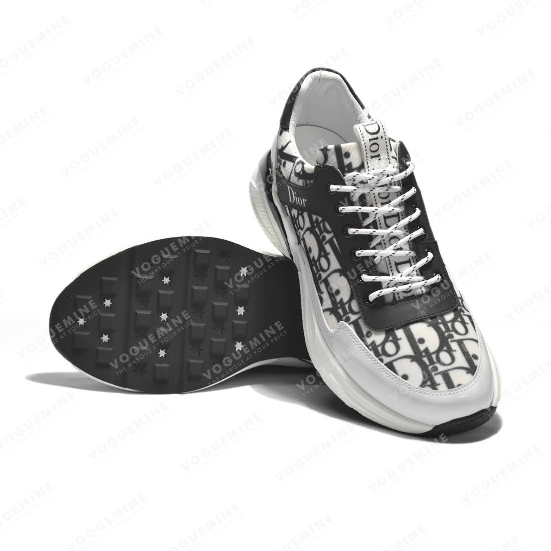 Dior Black & White Premium Quality Sneakers-2