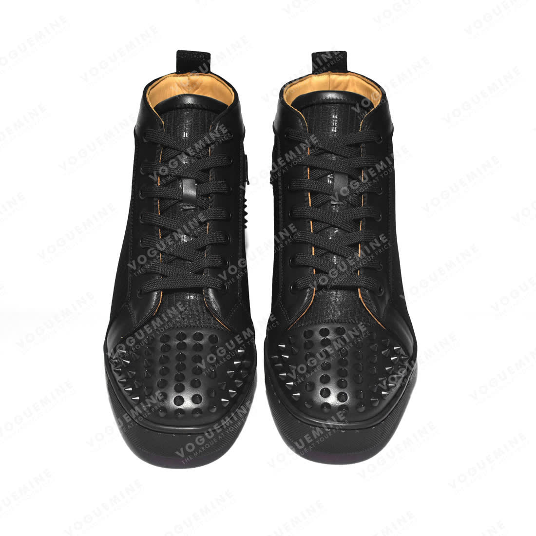 Christian Louboutin Black Spike Premium Sneakers-3