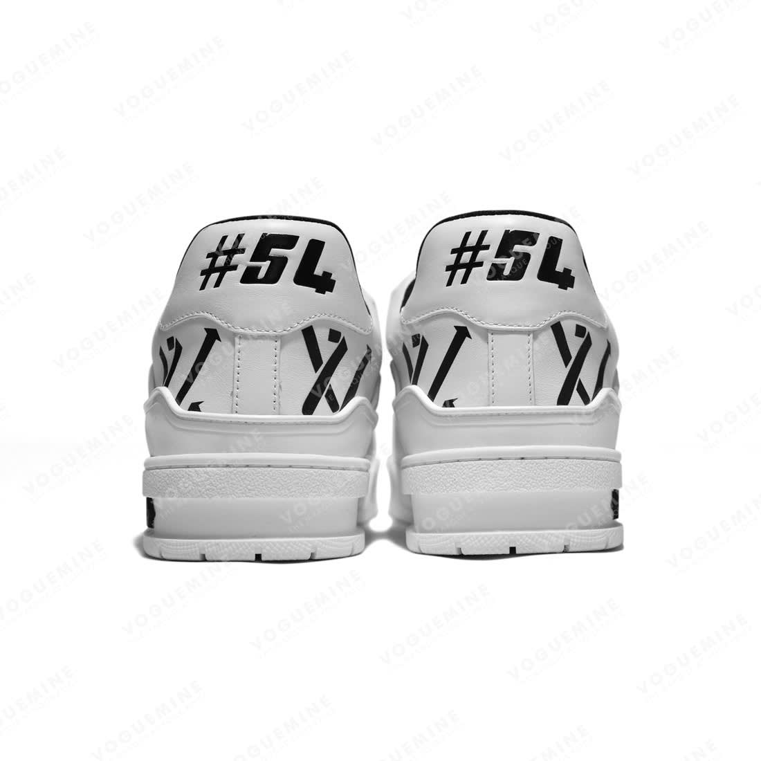 Louis Vuitton Black & White Premium Quality Sneakers-3