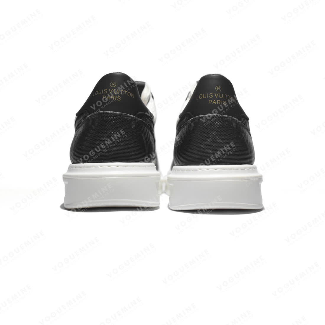 Louis Vuitton White & Black Premium Quality Sneakers-4