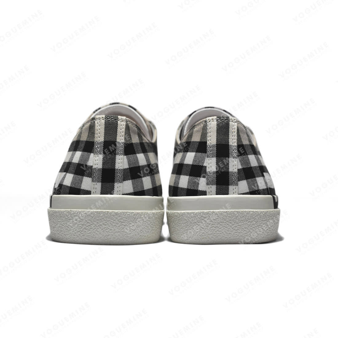 Burberry White Vintage Check Premium Sneakers-4