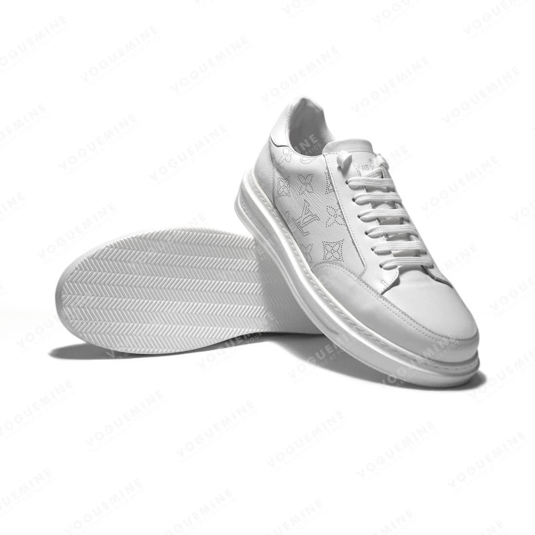 Louis Vuitton White Premium Quality Sneakers-5