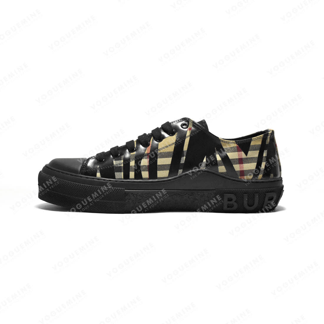 Burberry Check Baumwoll Premium Sneakers-0