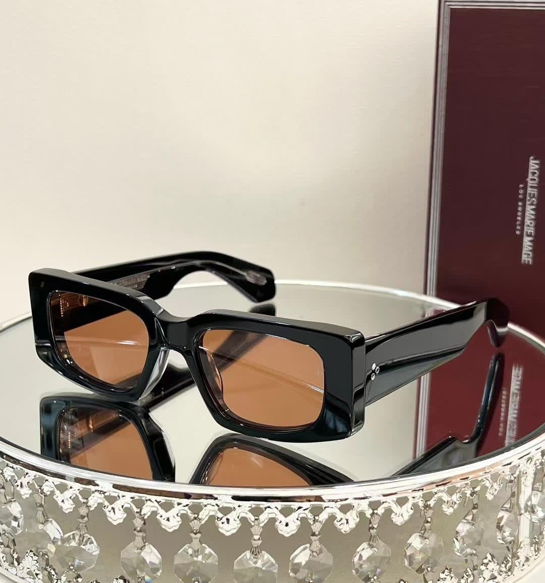 Jacques Marie Mage Brown Luxury Sunglasses-0