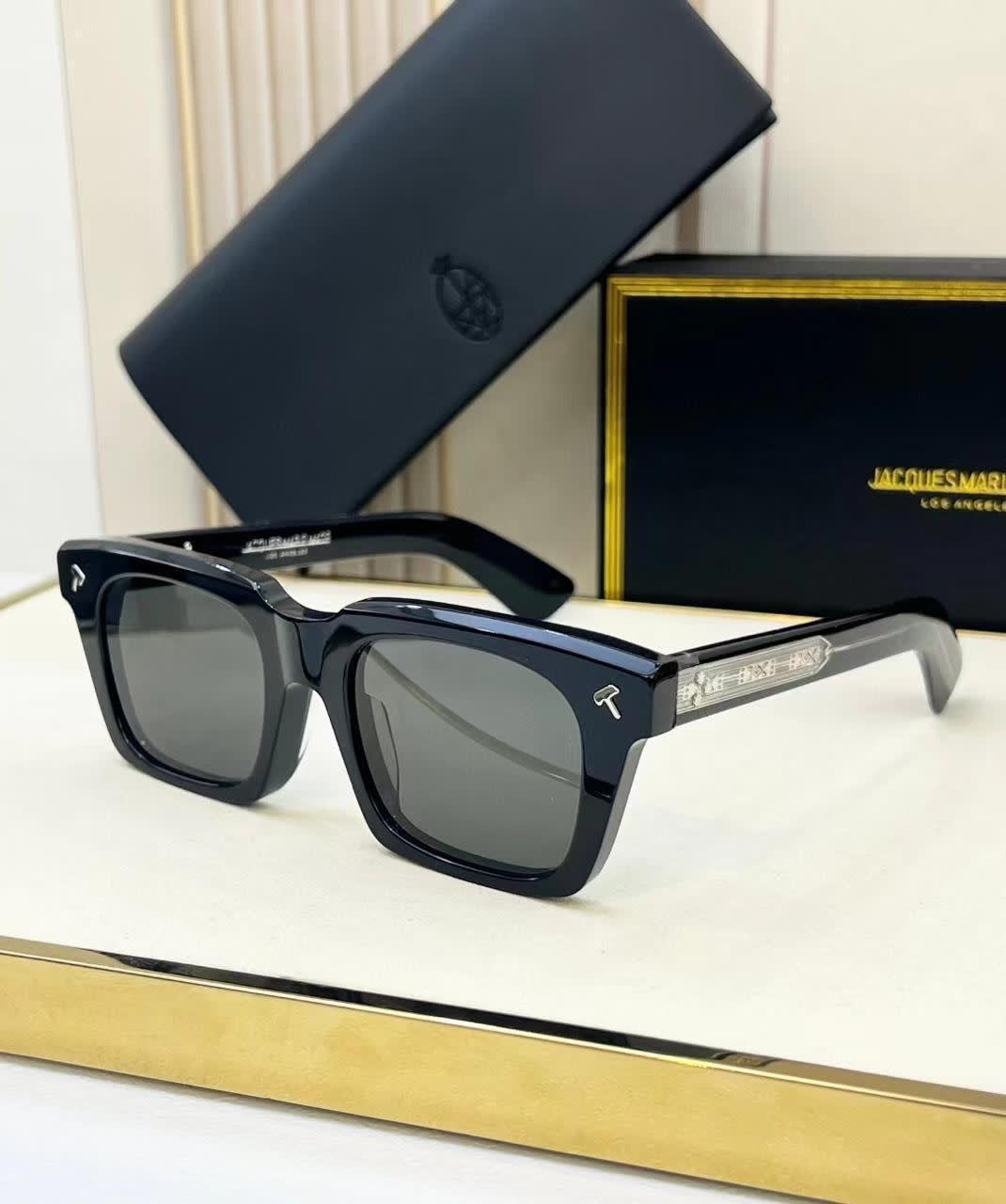 Jacques Marie Mage Black Luxury Sunglasses-0