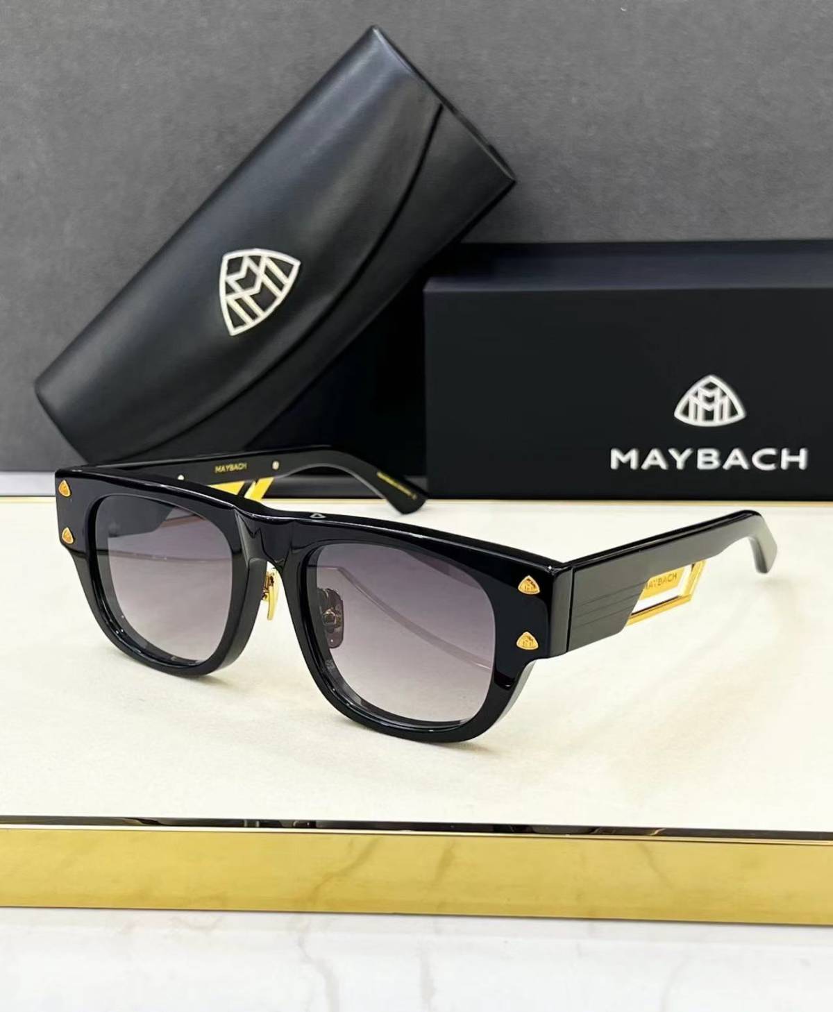 Maybach Black & Golden Luxury Sunglasses-0