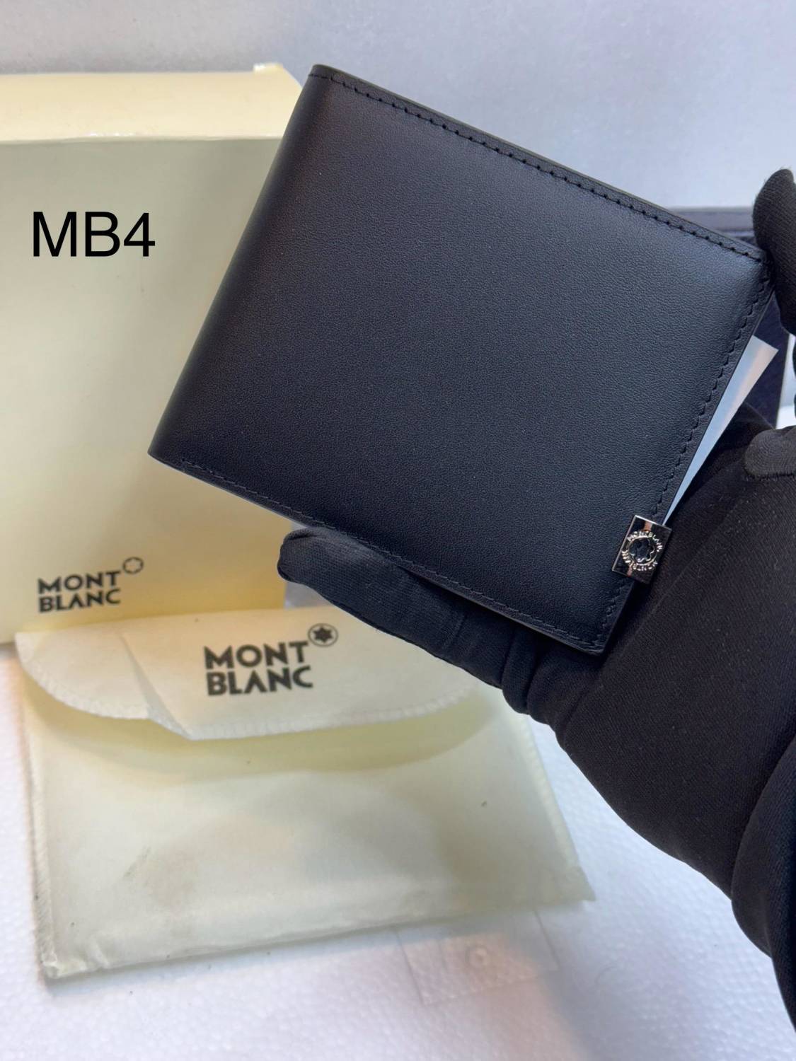 MontBlanc Black Premium Compact Wallet-0