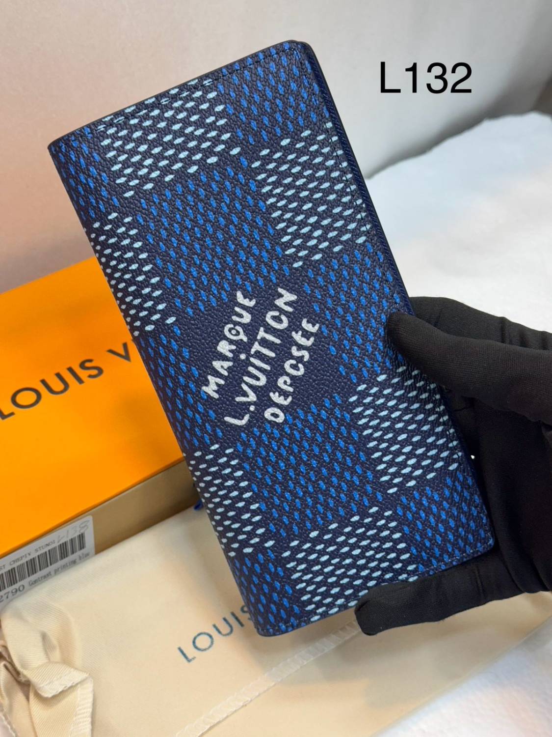 Louis Vuitton Blue Premium Long Wallet-0
